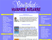 Tablet Screenshot of harpiesbizarre.com